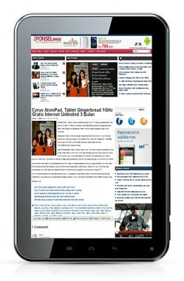 Cara root tablet Cyrus AtomPad