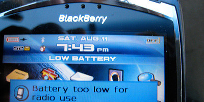 cara menghemat baterai blackberry