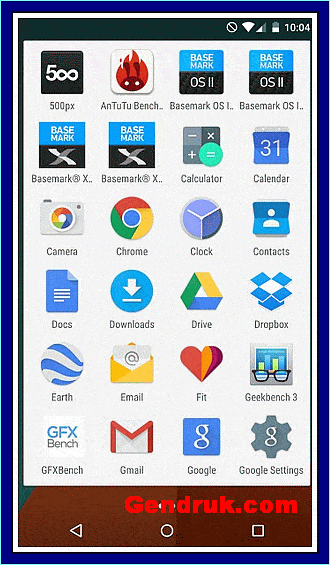 menu aplikasi android lolipop