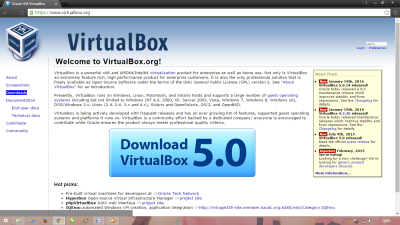 Pilih virtualbox