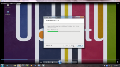 instal virtualbox di komputer