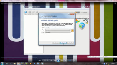 buat virtual mechine virtualbox