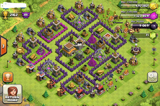 Base Home TH 8 Trophy Paling Ampuh