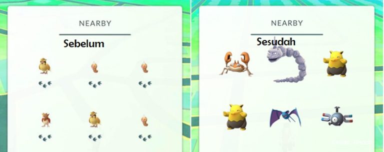 Perubahan dan Update Game Pokemon Go