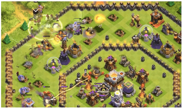 Serangan Golem Valkyrie Bowler Th 10