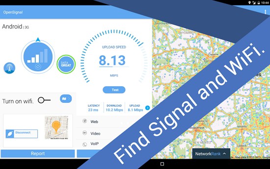 3G 4G WiFi Maps & Speed Test