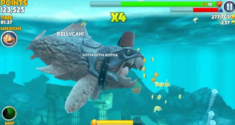 Cara Cheat Game Hungry Shark Android