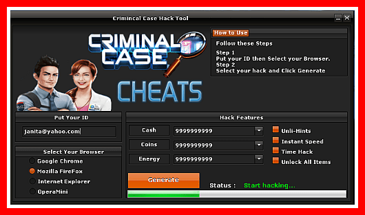 cheat criminal case