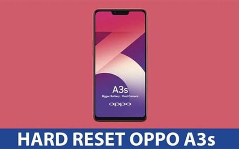 Cara Reset HP Oppo A3s dengan Mudah dan Cepat