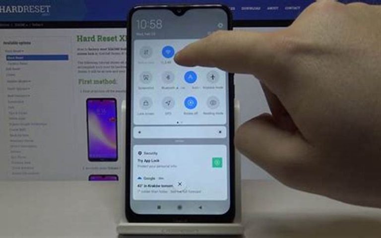 Cara Reset HP Redmi 8