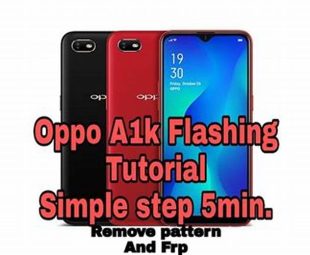 Mulai Proses Flashing Oppo A1K