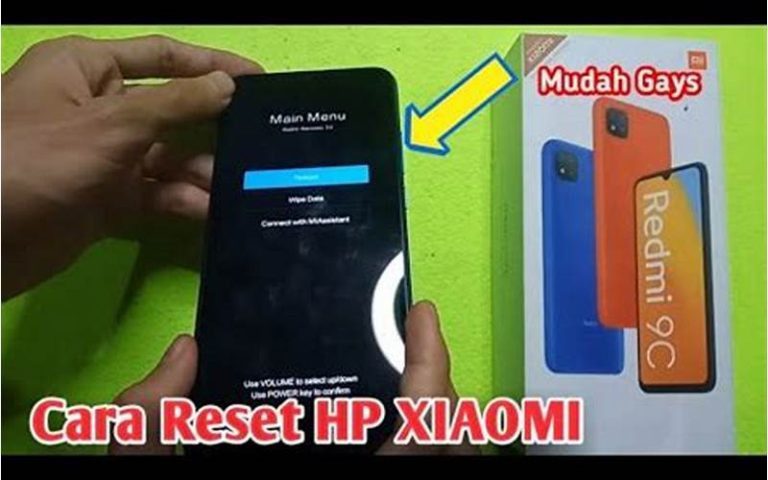 Cara Reset HP Redmi 9C: Solusi untuk Masalah Perangkat