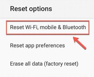 Ketuk Opsi 'Reset Telepon'