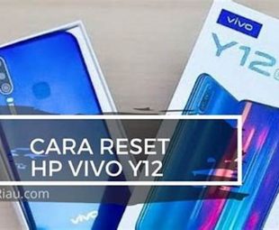 Reset Hp Vivo Y12I Tanpa Password