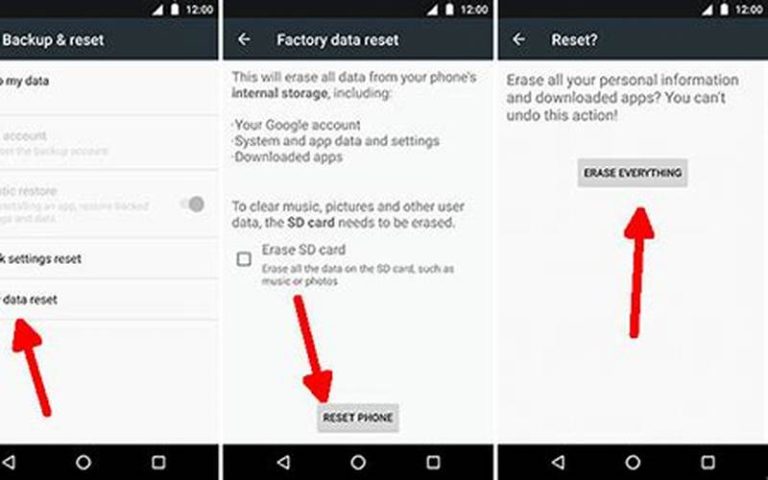 Cara Reset HP Mito Biasa