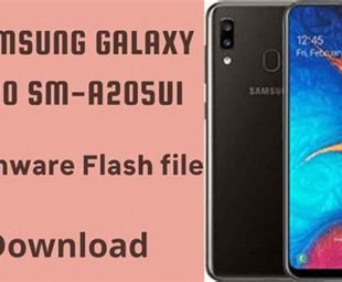 File Firmware Samsung A20