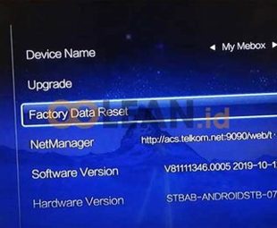 Pilih Factory Data Reset