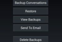 pilih backup menentukan banyak pilihan