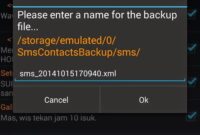 pilih restore untuk mengembalikan data pilih restore