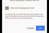 klik ok masukan akun gmail