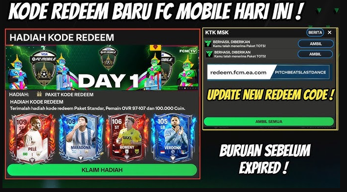 Kode Redeem FC Mobile: Dapatkan Hadiah Gratis dan Update Terbaru 2025