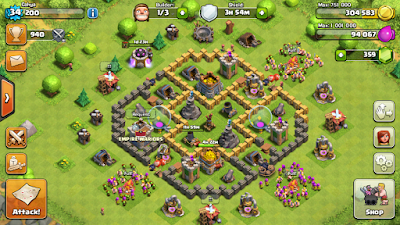 Desain Base Terbaik dan Terburuk TH 6 COC Untuk Melindungi Elixir dan Gold