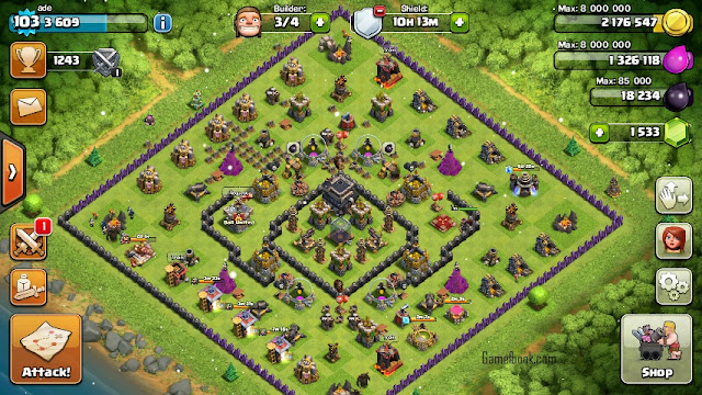 Cara Mudah Memperoleh Shield Gratis Di COC 2