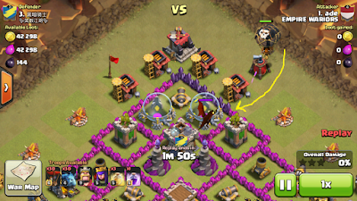 Cara Menyerang COC di Clan Wars Dengan Balloon dan Minion