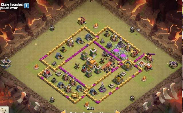 Inilah Base War COC TH 7 Terkuat Anti Naga