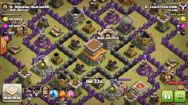 Strategi Serangan Naga TH 8 COC Untuk Raih 3 Bintang di Wars