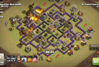 serangan naga th 8 clash of clans