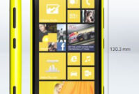 Dimensi Nokia Lumia 920