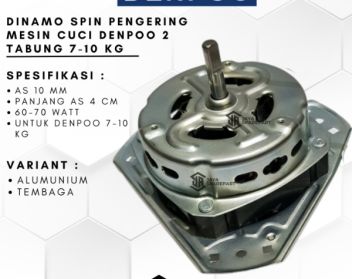 Harga Dinamo Mesin Cuci 2 Tabung Terbaru 2025: Panduan Lengkap & Cara Ganti Sendiri