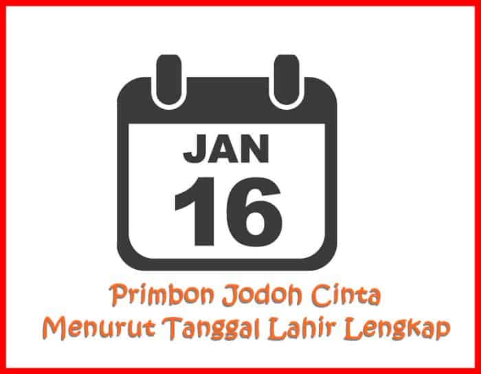 Primbon Jodoh Cinta Menurut Tanggal Lahir Lengkap