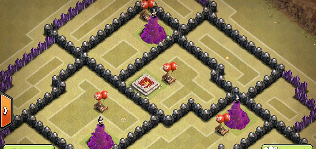 Gambar Base War Terkuat Anti Pekka Sama Naga Th8 Coc